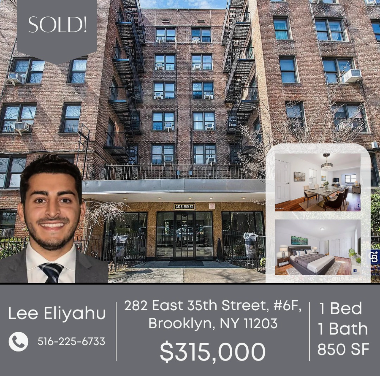 282 East 35th Street #6F, Brooklyn — Co-op Sale