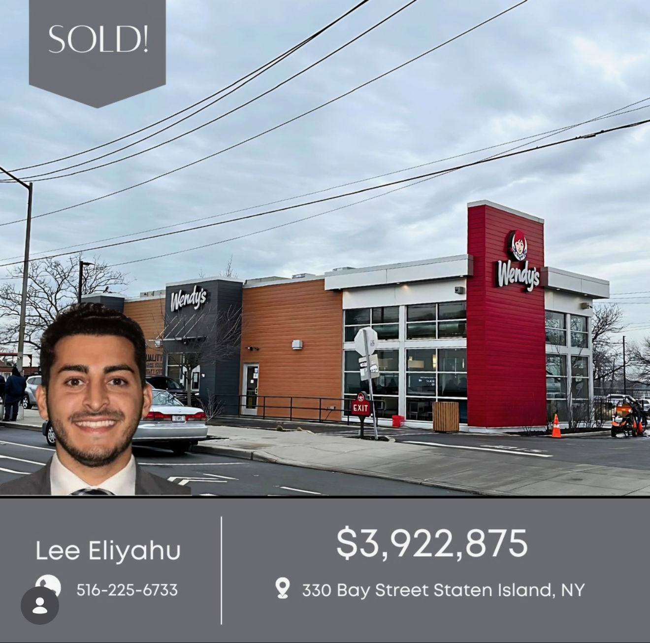 Wendy's NNN — 330 Bay Street, Staten Island — Sale
